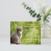 Katten Briefkaart (Staand voorkant)