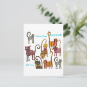 Katten Briefkaart (Staand voorkant)