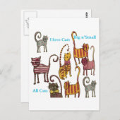 Katten Briefkaart (Voorkant / Achterkant)