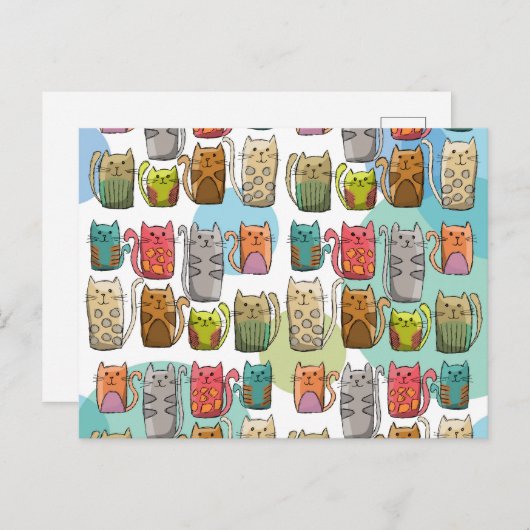 Katten! Briefkaart (Voorkant / Achterkant)