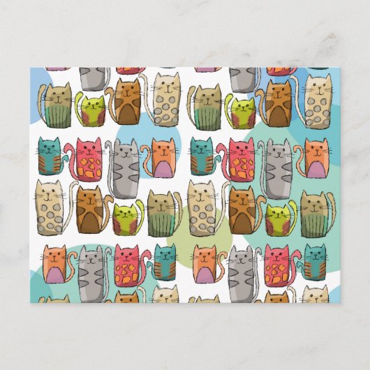 Katten! Briefkaart (Voorkant)