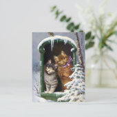  katten briefkaart (Staand voorkant)