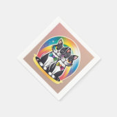 Katten BRUID EN BRUIDEGOM Servet (Hoek)