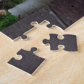Katten buiten aan het spelen legpuzzel (Zijkant)