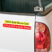 katten bumpersticker (Op Truck)