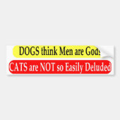 katten bumpersticker (Voorkant)