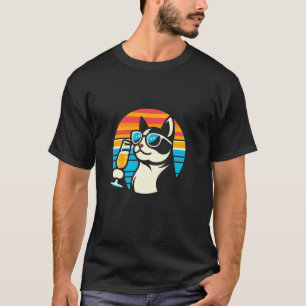 Katten Cadeau Feest Mousserende Wijn T-shirt