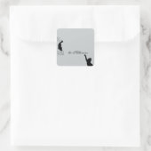 Katten cadeau Label (Tas)