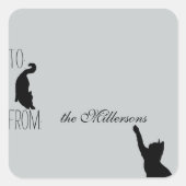 Katten cadeau Label (Voorkant)