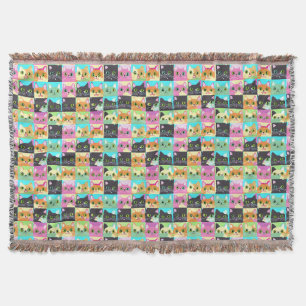 Katten Cadeau   Mooie Kawaii Katten Patroon Deken