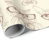 Katten Cadeaupapier (Rol Hoek)