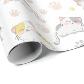 Katten Cadeaupapier (Rol Hoek)