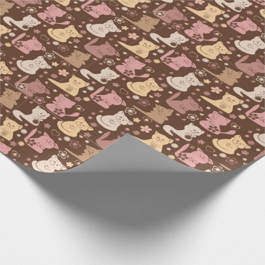 Katten Cadeaupapier (Hoek)