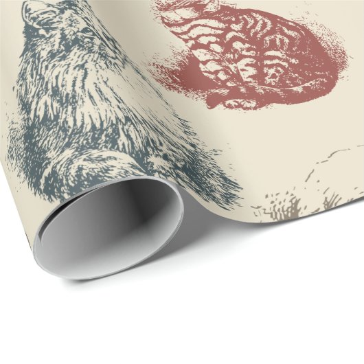 katten cadeaupapier (Rol Hoek)