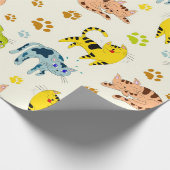 Katten Cadeaupapier (Hoek)