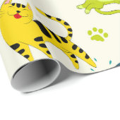 Katten Cadeaupapier (Rol Hoek)