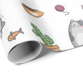 Katten Cadeaupapier (Rol Hoek)