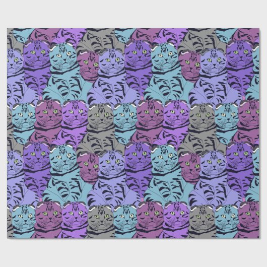 Katten Cadeaupapier (Vlak)