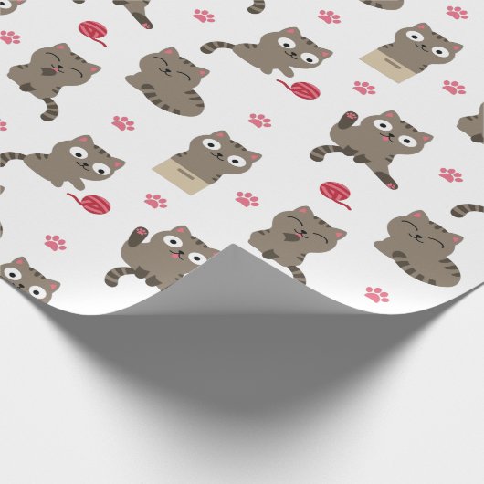 Katten Cadeaupapier (Hoek)