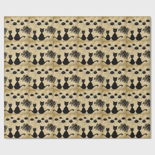 katten cadeaupapier (Vlak)