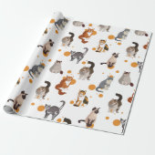 Katten Cadeaupapier (Uitgerold)