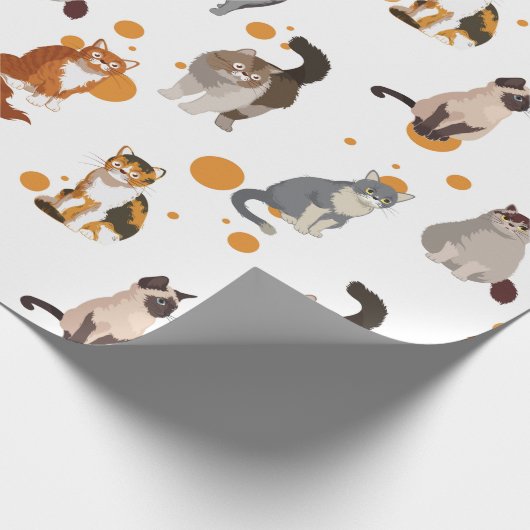 Katten Cadeaupapier (Hoek)