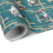 katten cadeaupapier (Rol Hoek)
