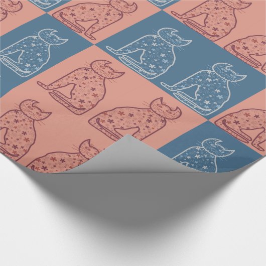 Katten Cadeaupapier (Hoek)