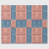 Katten Cadeaupapier (Vlak)