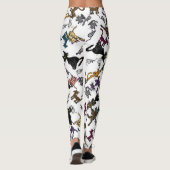 Katten Cartoon Broek Leggings (Achterkant)