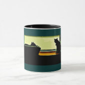 Katten cartoon mok (Midden)