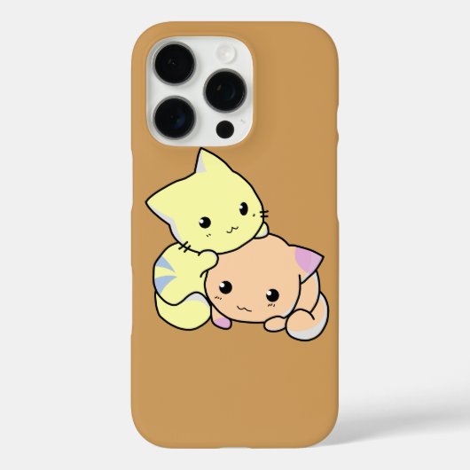 katten cartoon snuggle katten schattig Case-Mate iPhone case (Achterkant)