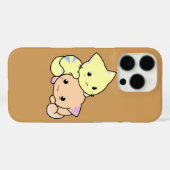 katten cartoon snuggle katten schattig Case-Mate iPhone case (Achterkant (horizontaal))