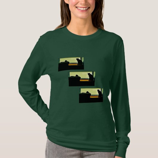 Katten cartoon t-shirt (Voorkant)