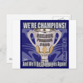 Katten - Champions 2009 Briefkaart (Voorkant / Achterkant)