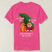 Katten Christmascat T-shirt (Design voorkant)