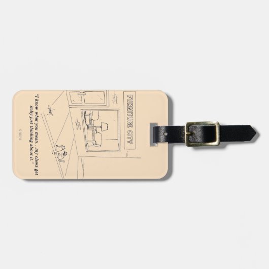 Katten Claeys Bagagelabel (Voorkant horizontaal)