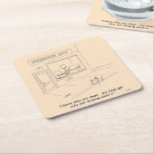 Katten Claeys Meubilair Kartonnen Onderzetters (Schuin)