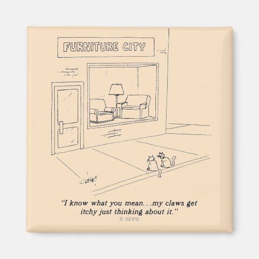 Katten Claeys Meubilair Magneet (Voorkant)