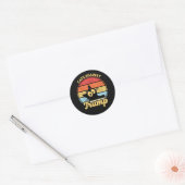 Katten Contra Trump Ronde Sticker (Envelop)
