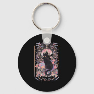 Katten Cottagecore Academisch Goblincore Heks Goth Sleutelhanger