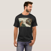 Katten Creatie Van Adam Grappige Meme Kunst T-shirt (Voorkant volledig)