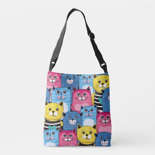 Katten Crossbody Tas (Achterkant)