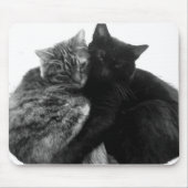 Katten Cuddling Mousepad Muismat (Voorkant)