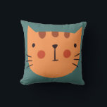 Katten Cute Roze babykamer Nursery Kussen<br><div class="desc">Roze Cute Kat babykamer Nursery</div>