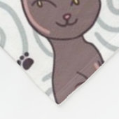 Katten dagelijks leven fleece deken (Hoek)