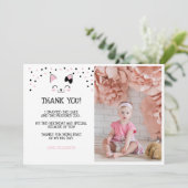 Katten Dank U Kaarten met Foto (Staand voorkant)