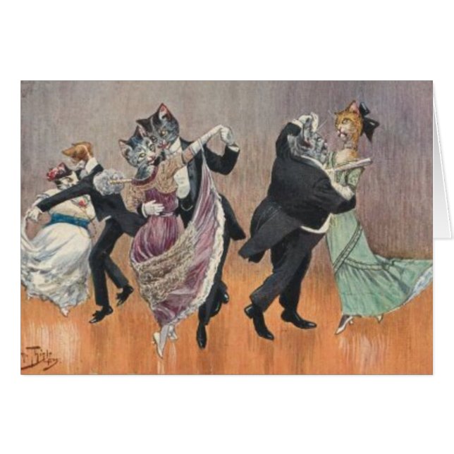 Katten dansen (Voorkant Horizontaal)