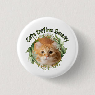Katten definiëren schoonheid – Elegante inspiratie Ronde Button 3,2 Cm