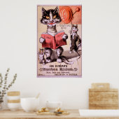 Katten Diarree Mengsel Poster (Keuken)